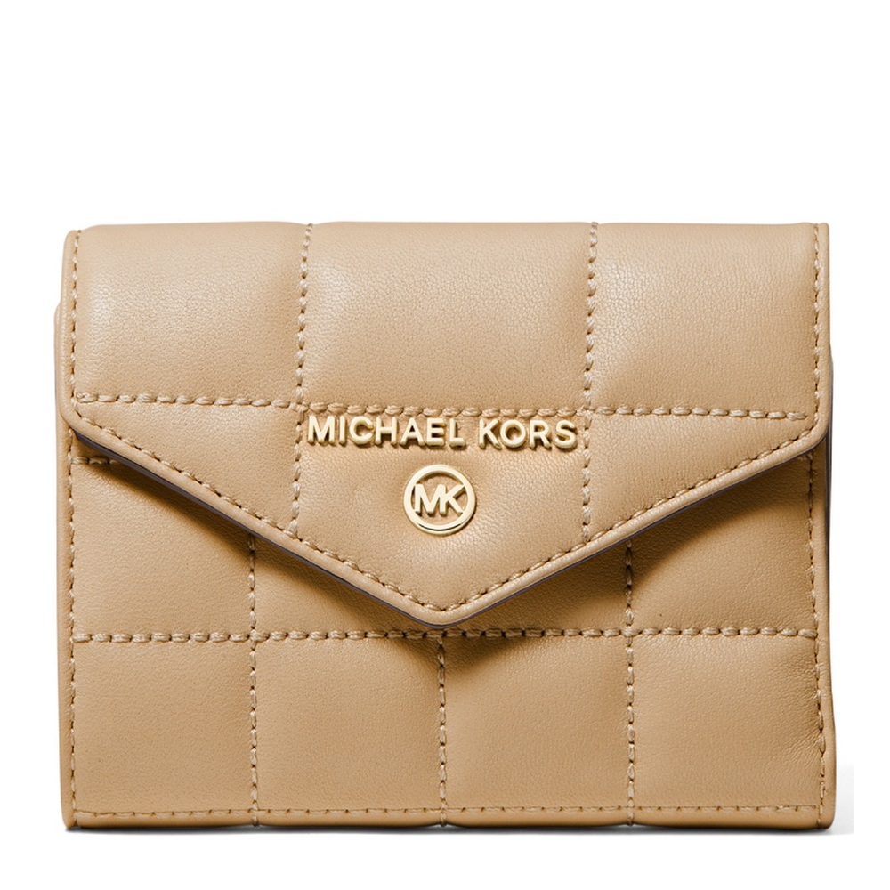 Michael Kors Jet Set Charm Leather Envelope Trifold Wallet